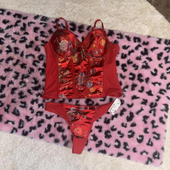 Other - Native intimates corset bra and panties set